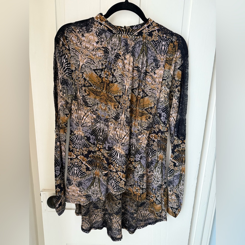 Free People Multicolor Patterned Blouse